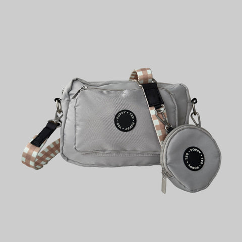 The Ultimate Dog Walking Bag | Additional Bag Strap - Tan Plaid