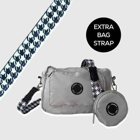 The Ultimate Dog Walking Bag | Additional Bag Strap - Houndstooth
