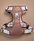 Luxe Collection | 3-Click Tough Harness | Tan Plaid