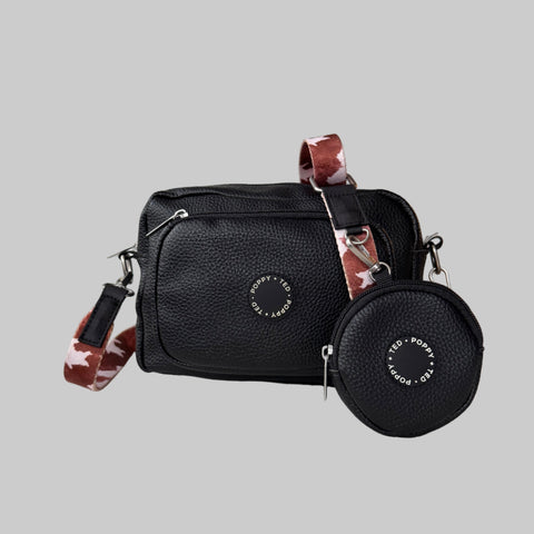 The Ultimate Dog Walking Bag | Additional Bag Strap - Cow Print