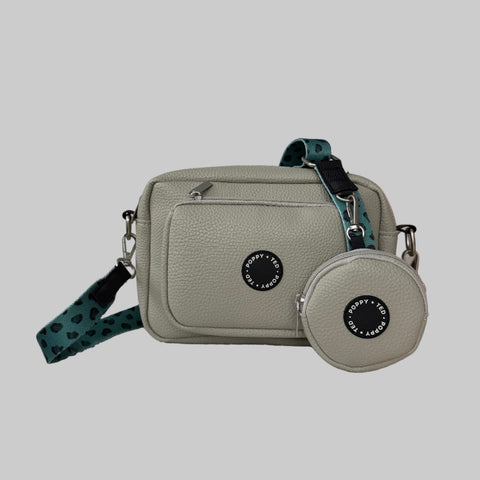 The Ultimate Dog Walking Bag | Vegan PU Leather - Nude