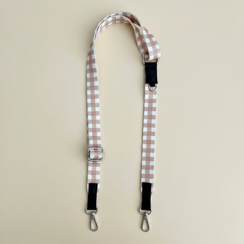 The Ultimate Dog Walking Bag | Additional Bag Strap - Tan Plaid