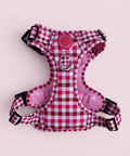 3-Click Tough Step-in Dog + Puppy Harness | Teaberry Plaid