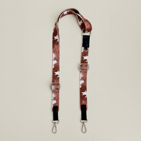 The Ultimate Dog Walking Bag | Additional Bag Strap - Cow Print
