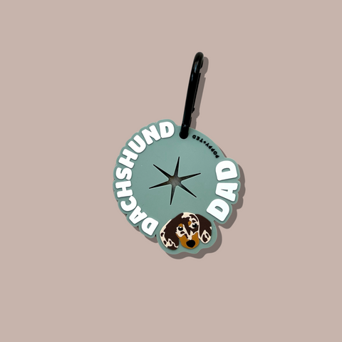 Dachshund Dad Dog Poop Carrier (Poop Pal): Breed Collection